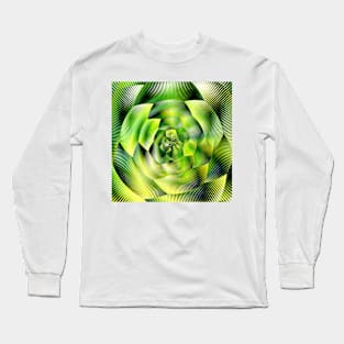 Vegetarian Vortex, Fruit Fantasy Patterns. 6 Green Peppers Long Sleeve T-Shirt